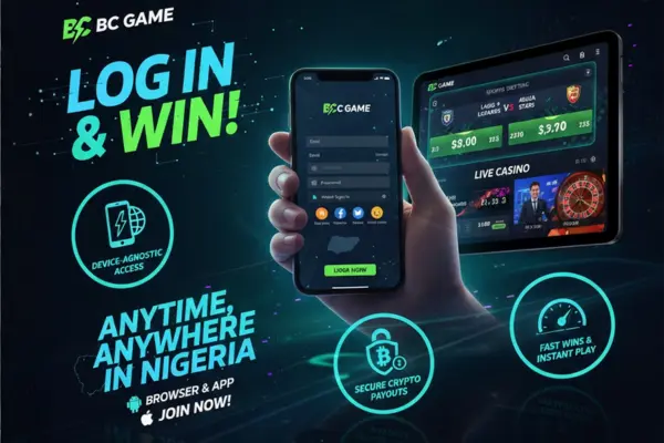 Log In to BC Game Anytime, Anywhere in Nigeria